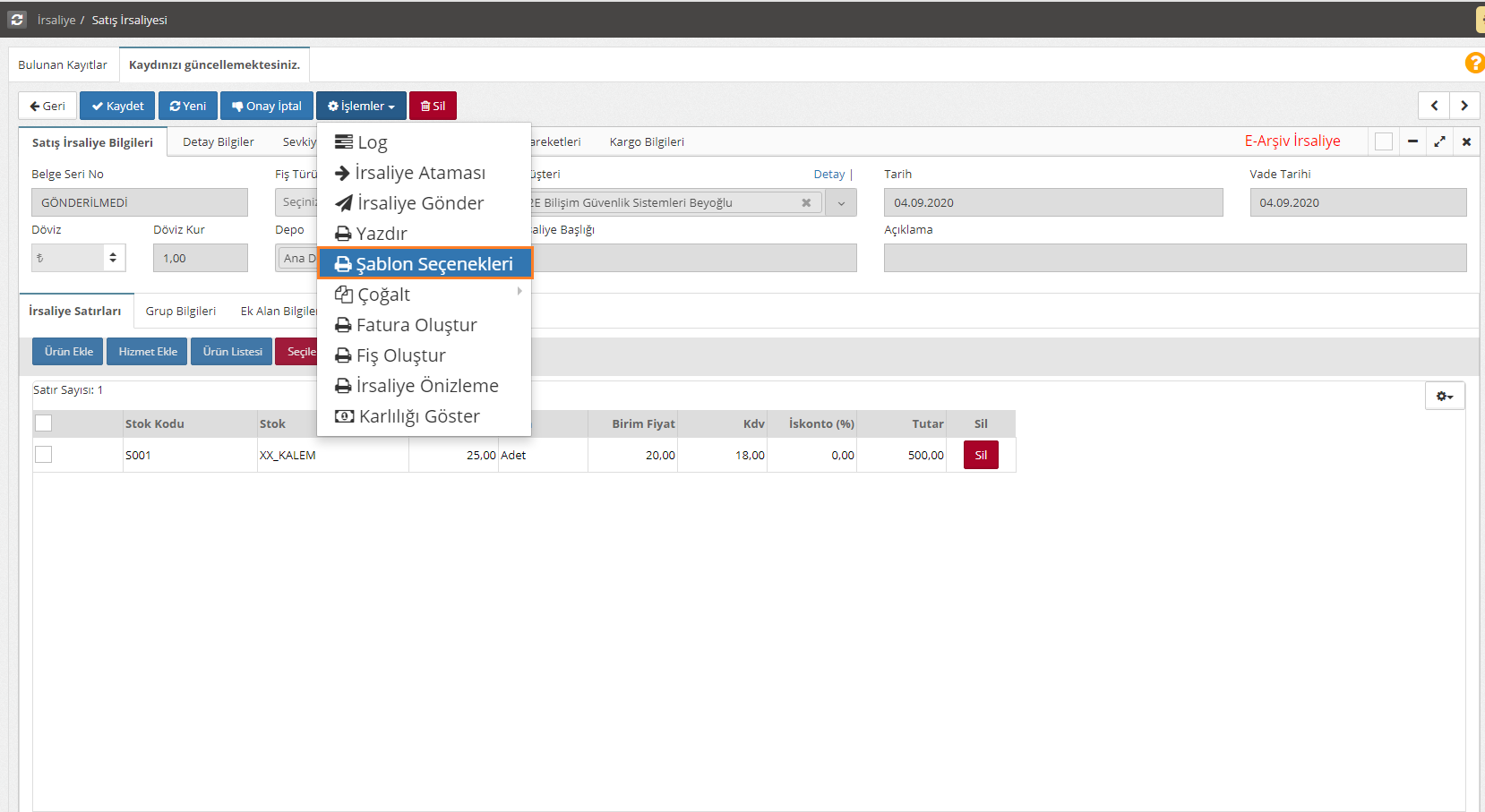 İrsaliye Tasarımı Nasıl Yapılır?